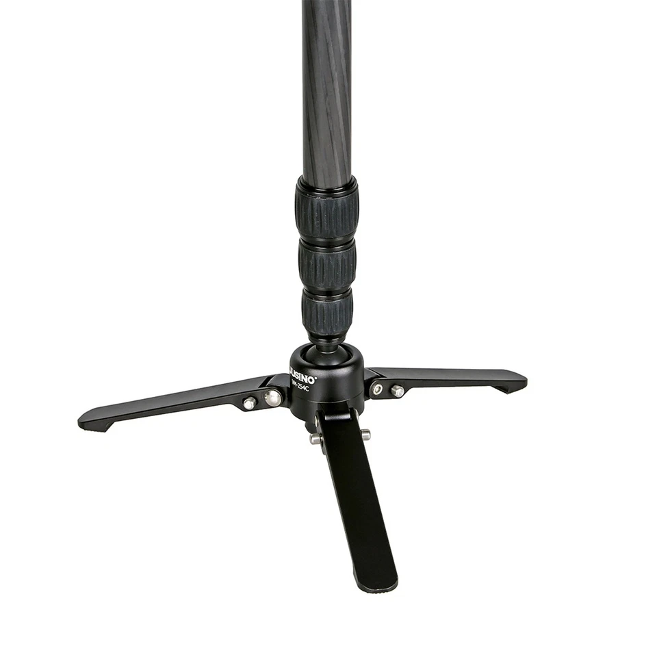 Carbon-Monopod (bis 153cm, bis 6kg) abnehmbarer Fuß/Tischstativ JUSINO VM-254C - Bild 4 von 4