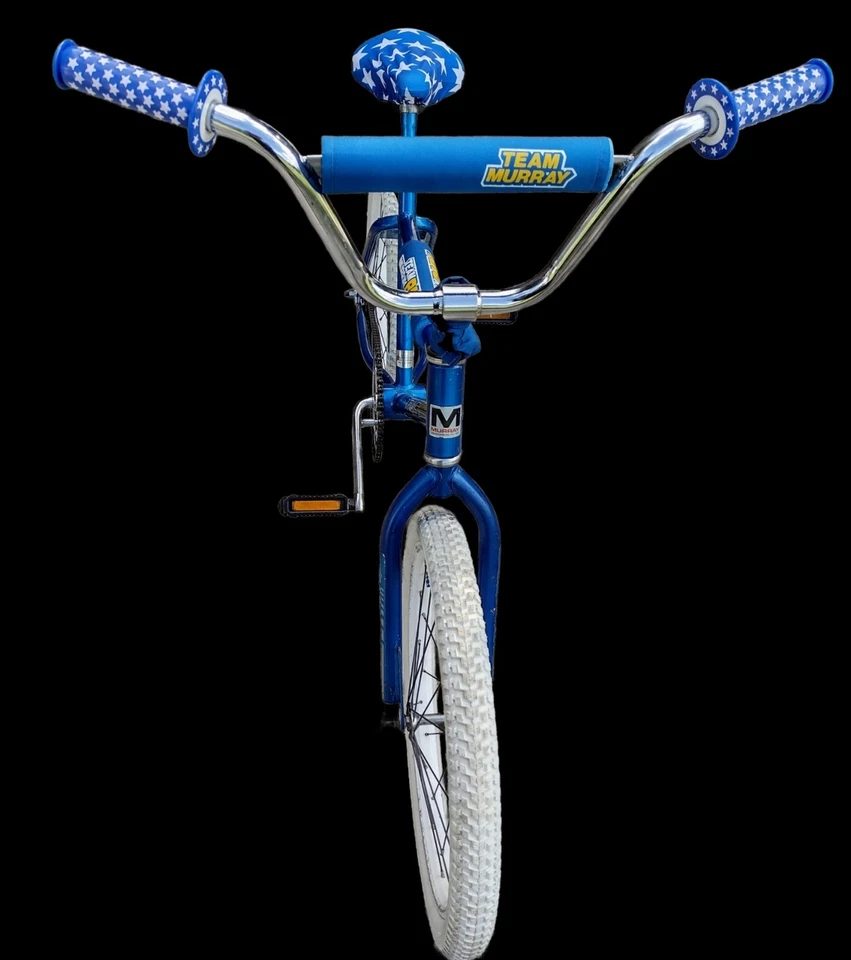 Old-School 1985 Team Murray Track Certified 20" Blue Vintage BMX Bike USA LOOK!  - Image 3 of 4