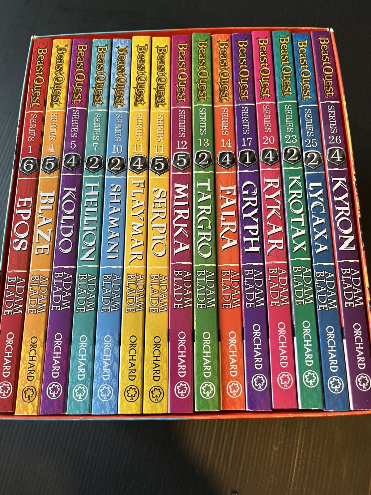 Beast Quest 15 Book Set Collection Adam Blade Kids Reading Ice & Fire