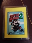 VTG 1989 Topps NINTENDO NES Video Game TRADING STICKER CARD 1 Super Mario Bros 2