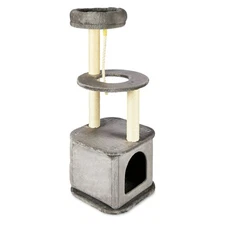 Vibrant Life 1129601 39.4" High 4 Level Cat Tree Tower With Condo & Sisal Post,