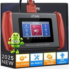 XTOOL IP608 OBD2 Scanner Diagnostic ALL System Diagnostic 32+Reset Free Update