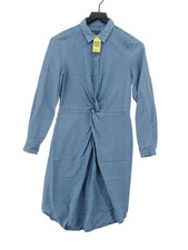 Mint Velvet A-Line Midi Dress UK8 in Blue