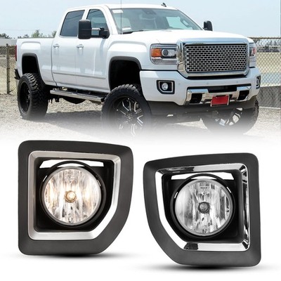 CPW OEM Fog Lights Assembly Fit For 2015 2016 2017 2018 2019 GMC Sierra 2500H...