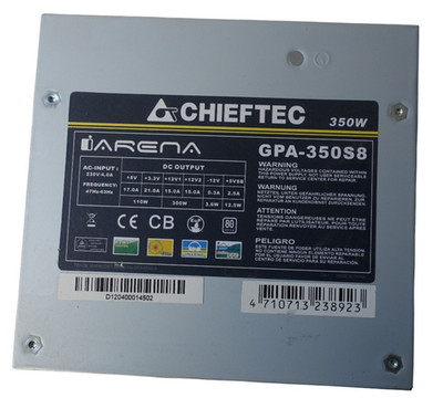 Chieftec iArena GPA-350S8 PC Netzteil 350W ATX Power Supply inkl Kabel