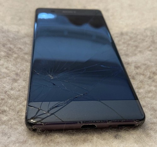 Sony Xperia 4 Mobile Phone Grey Broken Screen Handset Only - Zdjęcie 10 z 10