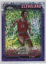 2024-25 Topps Chrome Purple Speckle Refractor /299 Lenny Wilkens #14 HOF uk2