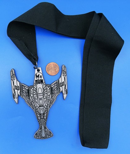 MEDAL '15 vtg Star Trek TOS KLINGON 5K Moon Joggers Race / Run / M'S RUN