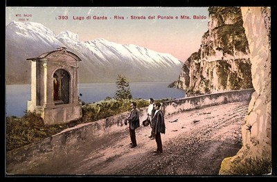 Ansichtskarte Riva /Lago di Garda, Strada del Ponale e Mte. Baldo 