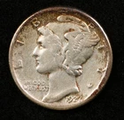 1927-S Mercury Dime VF Very Fine Silver 10C Key Date (#SLC00261)