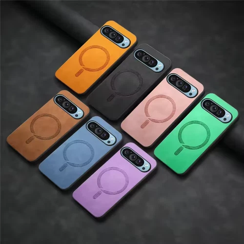 Magsafe Lederhülle für Google Pixel 9 8 7 Pro XL 9A 8A 7A - Magnetisch & Schutz - Bild 6 von 13