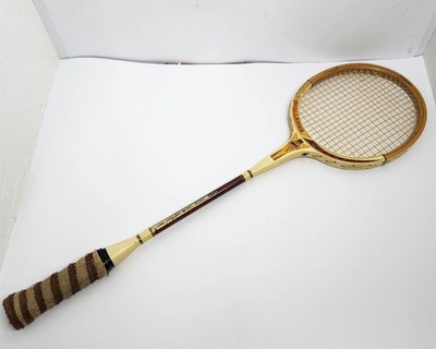 Vintage Slazenger Challenge Squash Racquet Genuine Tubular Fibre-Glass Shaft 27''