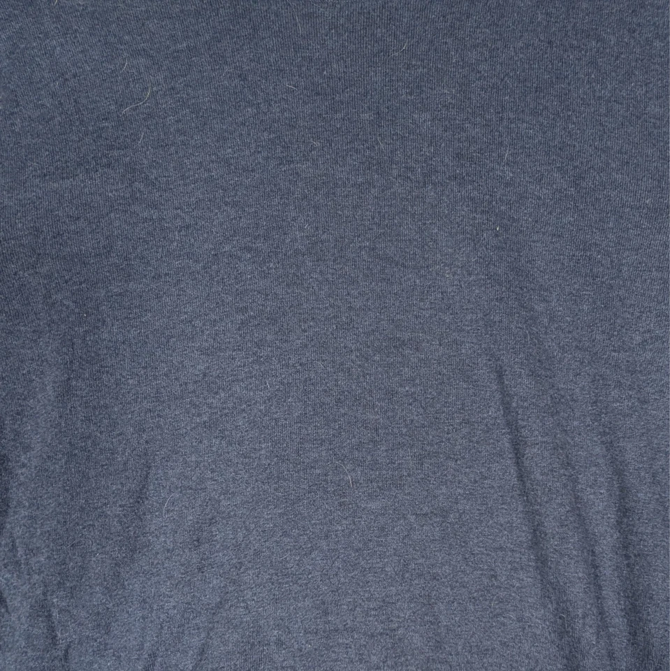 Zara Man Long Sleeve Cashmere Sweater Mens Large Blue Crew Neck - Image 2 of 4