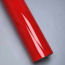 High Gloss Crystal Racing Red Vinyl Wrap Car & Motorcycle Sticker Roll