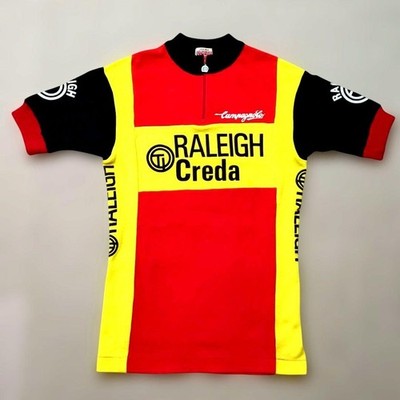 80s TI-RALEIGH CREDA Vintage Cycle Jersey L