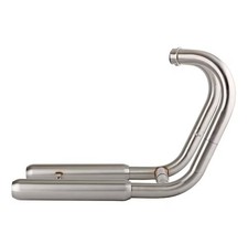 TRIUMPH BONNEVILLE 1200 T120 2016 - Full exhaust  Brushed Stainless inc Fitting