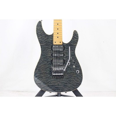 SCHECTER NV-3-24-AS Used Ash body Black w/Gig case