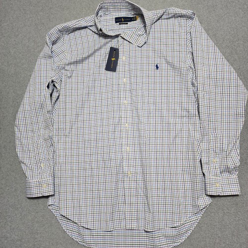 Polo Ralph Lauren chemise homme LT coupe classique performance multicolore LS à carreaux 125 $ - Photo 1/11