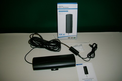 DIGITAL TV ANTENNA INDOOR/OUTDOOR HDTV HD012 4K 1080P With Signal Amp Booster