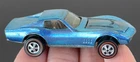 Vintage Hot Wheels Redline 1968 Light ICY Blue Custom Corvette US - EXCELLENT--!