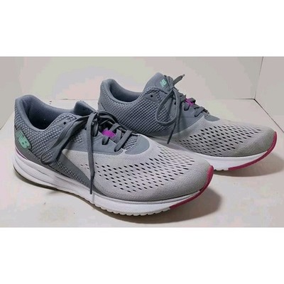New Balance Womens Vizo Pro Run Gray Running Shoes Sneakers Size 9 WPRORLS1 NB