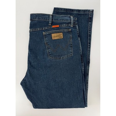 Wrangler FR Jeans Mens 42x32* Blue Flame Resistant CAT2 Denim Pants (Tag 44x32)