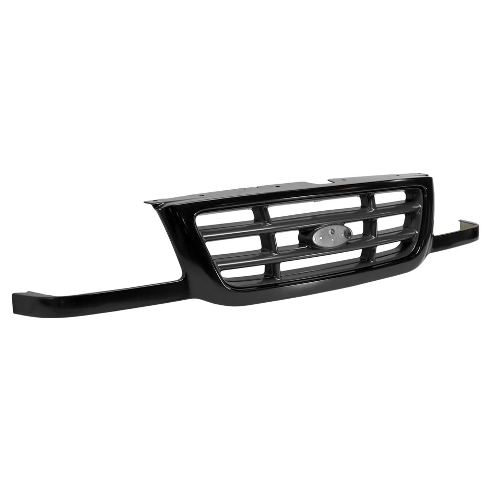 Rejilla para Ford Ranger 2001-2003 de plástico negro Foto 2 de 4