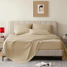 Queen Sheet Set - 6 Piece Sheets Queen Size Bed Set - Breathable  Cooling Hotel