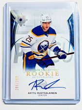 2021-22 Ultimate Collection #126 Arttu Ruotsalainen/299 RC Rookie Buffalo Sabres