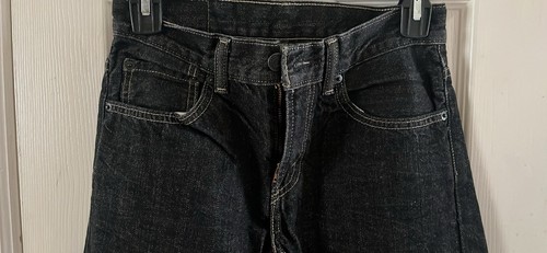 Levi’s Black 505 Regular Boys Straight Jeans Size 12 Reg 26x26 - Picture 2 of 9