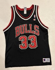 Vintage Champion Chicago Bulls Scottie Pippen Basketball Jersey Size 44 NBA