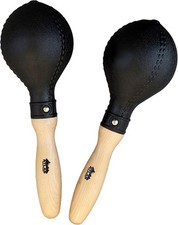 Atlas AP-L622 Black PLASTIC MARACAS at Hobgoblin Music