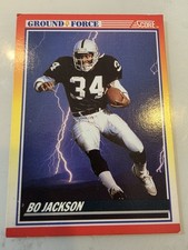 1990 Score Bo Jackson Ground Force 330 All Star