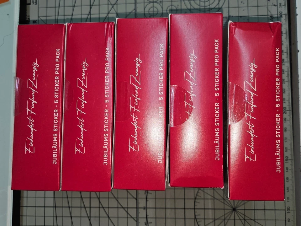 2025 FC Bayern Munchen 125  years Sticker Display Box x 5 (1box 30packs) - Image 2 of 2