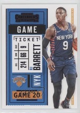 2020-21 Panini Contenders Game Ticket Purple /25 RJ Barrett #80 03ns