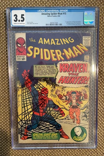 The AMAZING SPIDER-MAN #15 CGC 3.5