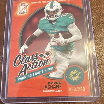 Topps 2025 Signature Class De'Von Achane Dolphins Class Action #CA-20 023/299