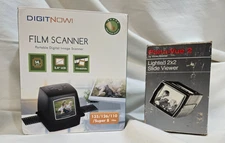 DigitNow Film Scanner & Pana-Vue 2 Lighted 2X2 Slide Viewer