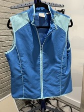 EP Pro Women s Zippered Golf Vest Blue With A...
