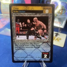 2000 WWF Raw Deal  Card #1 Chop Stone Cold Steve Austin Rock Kane