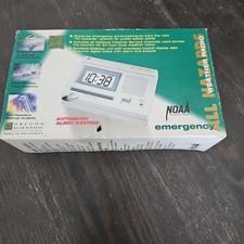 Vintage Open Box Oregon Scientific All Hazards Weather Radio MODEL  WR-3000