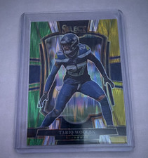 Panini Select 2025 Tariq Woolen Green & Yellow Shock Prizm #115