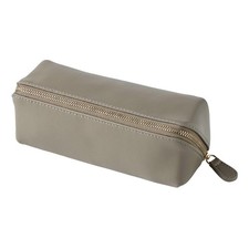 Cogit Lamb Leather Glasses Case, Greige