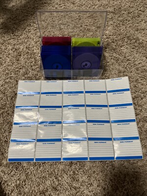 Lot Of 28 HD Verbatim 3.5 Floppy Disks Cool Colors Pink Blue Yellow Purple