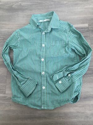 Boy Youth H&M Size 6-7 Years Plaid Shirt Long Sleeve Preowned