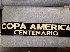 Copa America Centenario Gold and Black USA Reversible Scarf Soccer