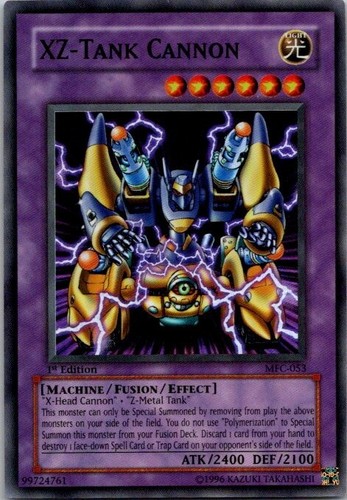 XZ-Tank Cannon MFC-053 1st Edition Holo Yugioh LP - 第 1/2 張圖片