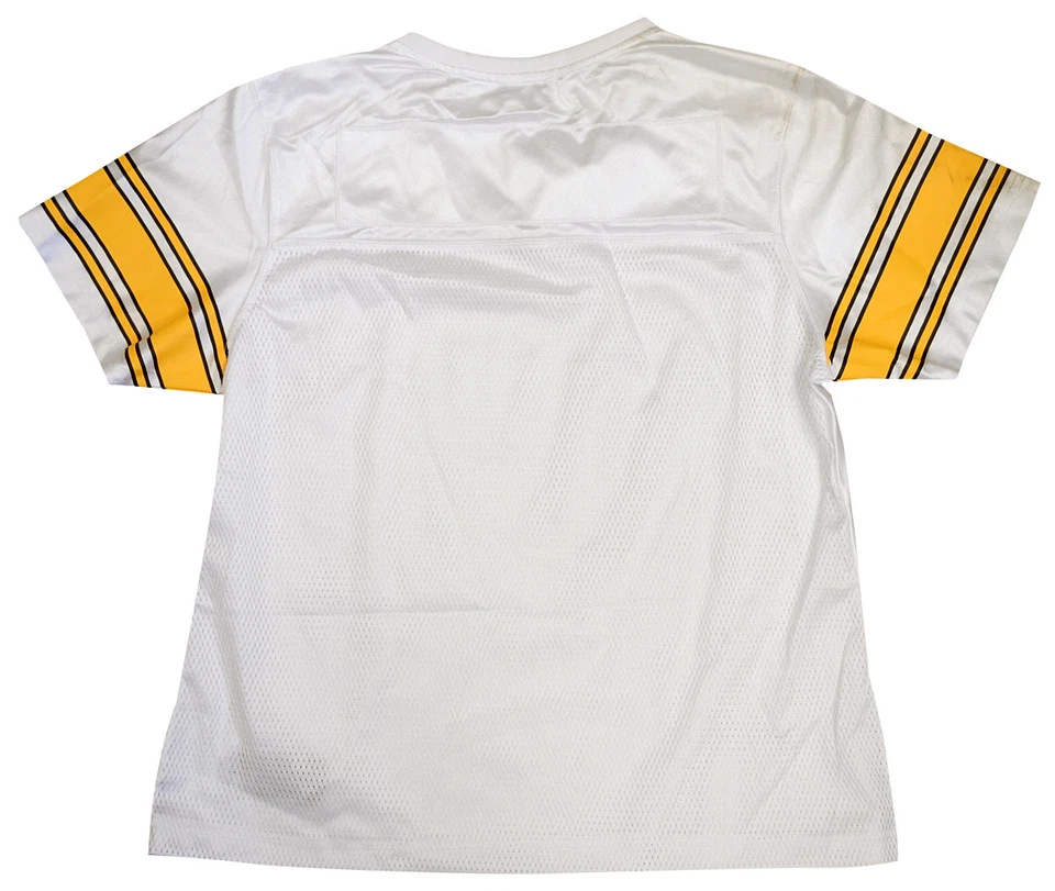 Camiseta para mujer Reebok Pittsburgh Steelers malla blanca lisa Foto 2 de 2