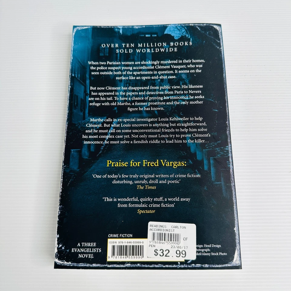 The Accordionist by Fred Vargas – Crime Thriller Large Paperback - Image 2 of 4