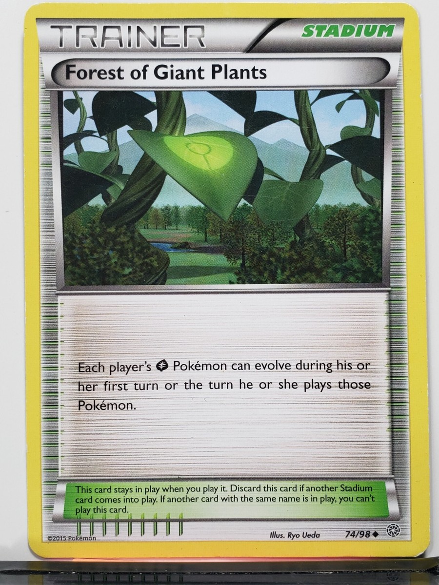Forest Of Giant Plants 74/98 LP - XY Ancient Origins Pokemon Card